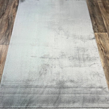 Турецкий длинноворсный ковер Puffy Grey прямоугольный