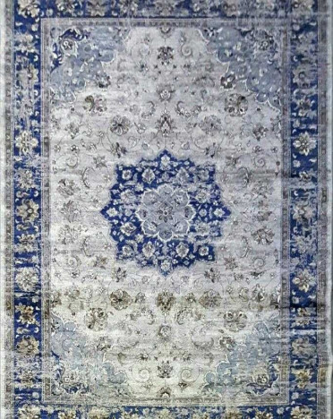 Ковер бельгийский 884255989 Beluchi Barolo (Вискоза, синий, голубой)