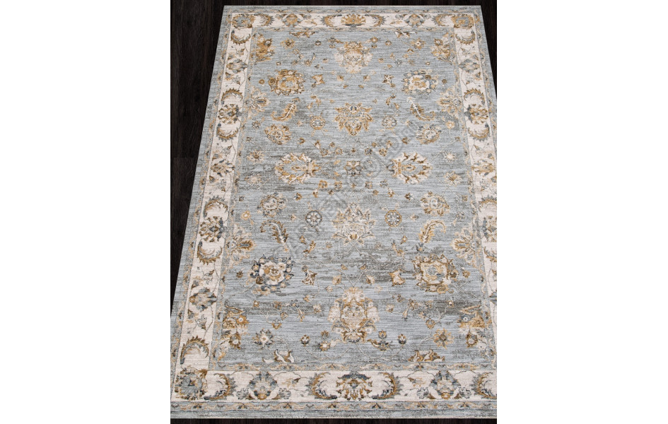 Ковер L0729B - BLUE - Прямоугольник - коллекция MUMBAI