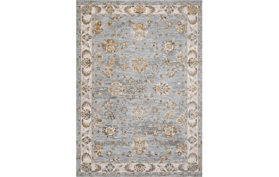 Ковер L0729B - BLUE - Прямоугольник - коллекция MUMBAI