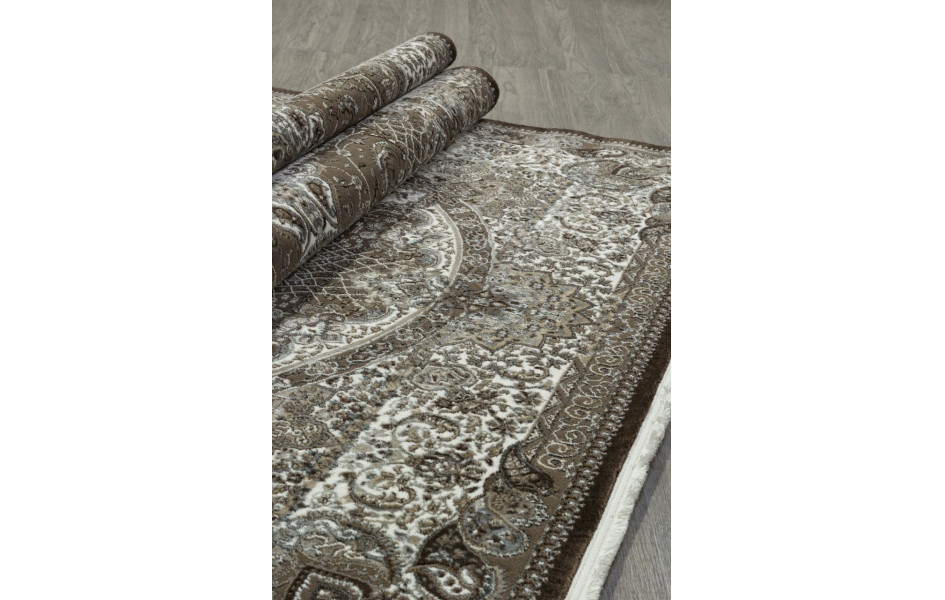 Ковер D414 - BROWN - Прямоугольник - коллекция DOLCE